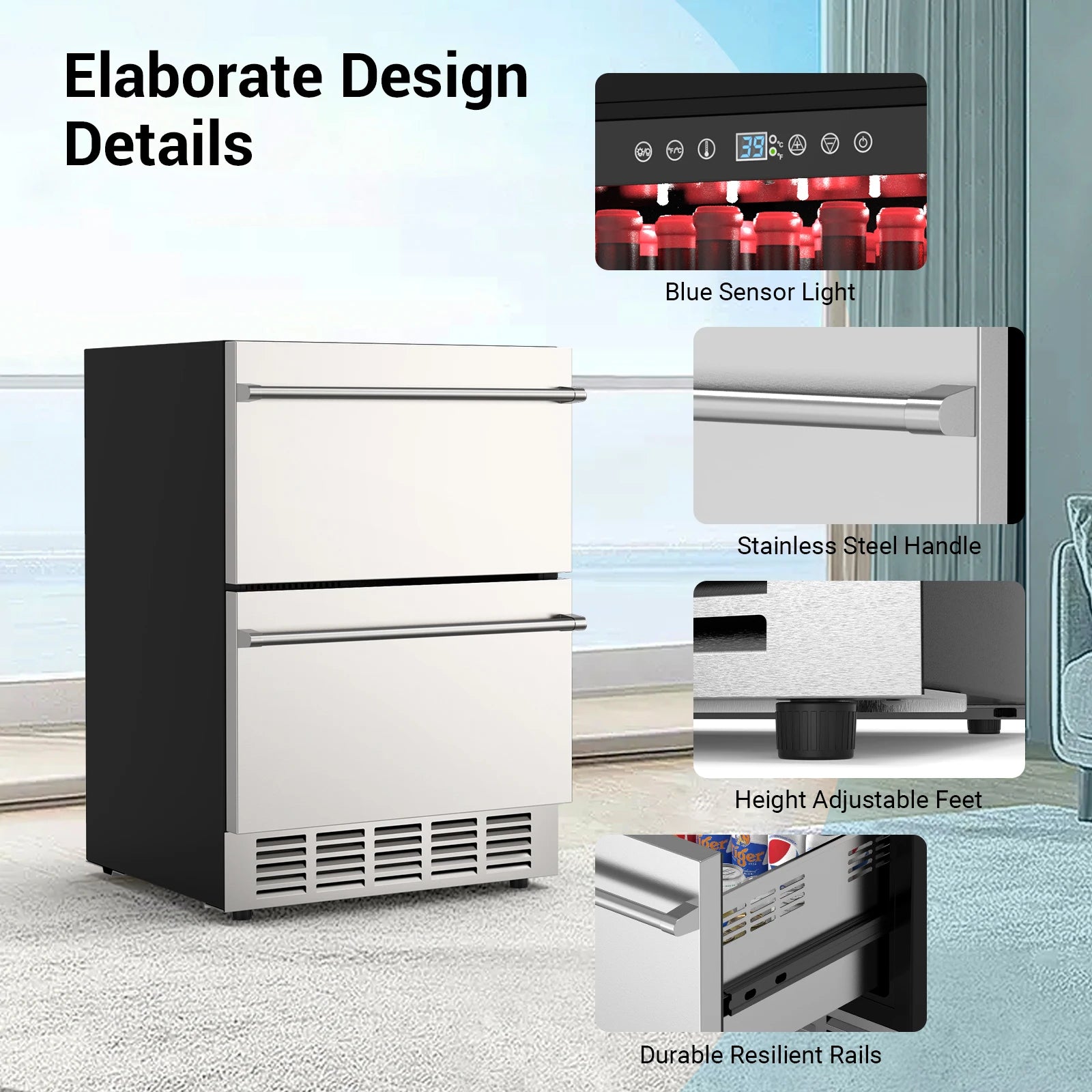 Outdoor Refrigerator for Patio