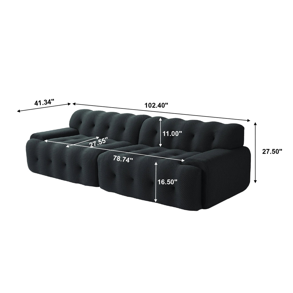 Cloud 102.4inch Oversized Modular Sectional Sofa