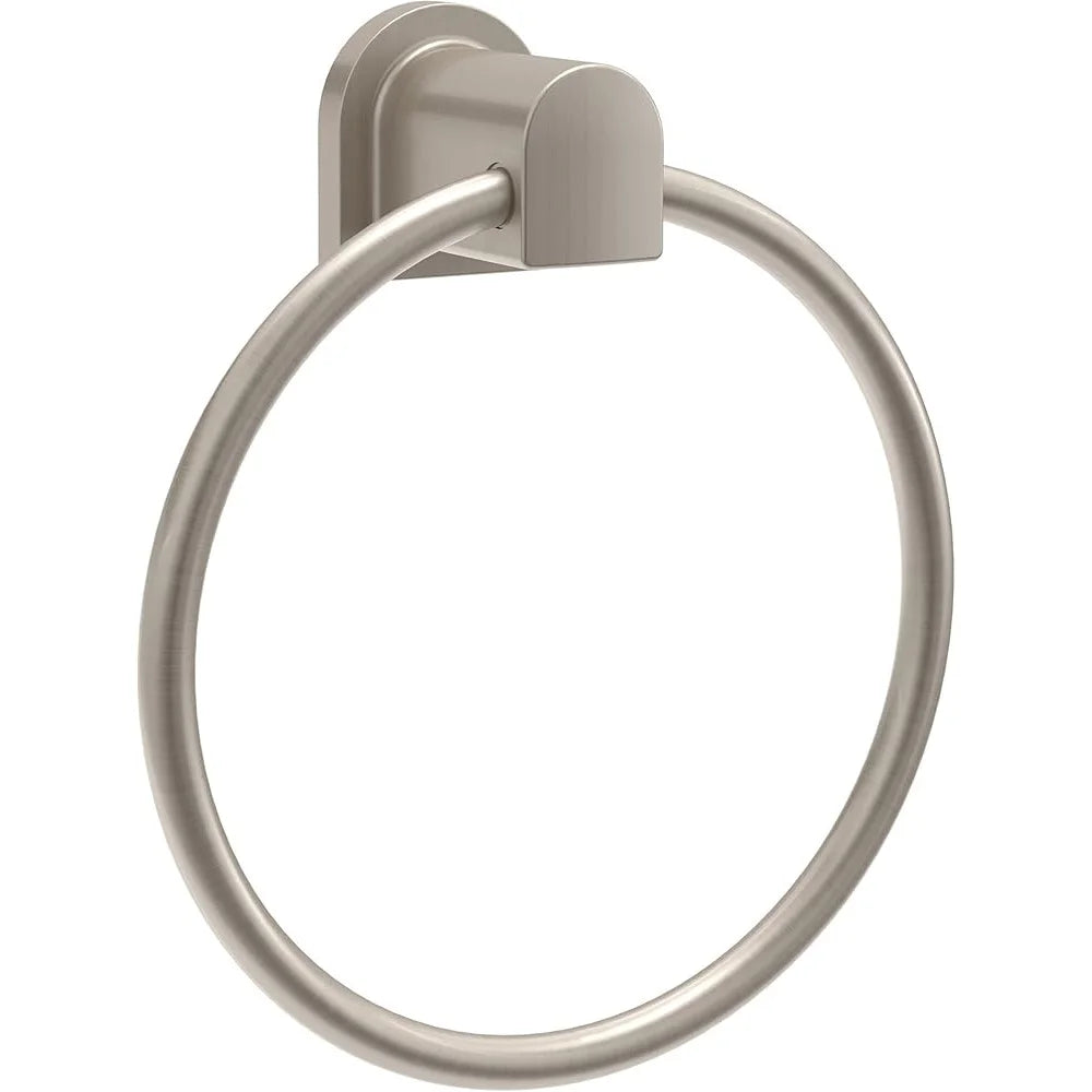 SpotShield Brushed Nickel Towel Ring