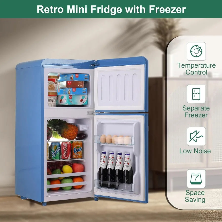 Retro Mini Fridge 3.2 Cu. Ft.