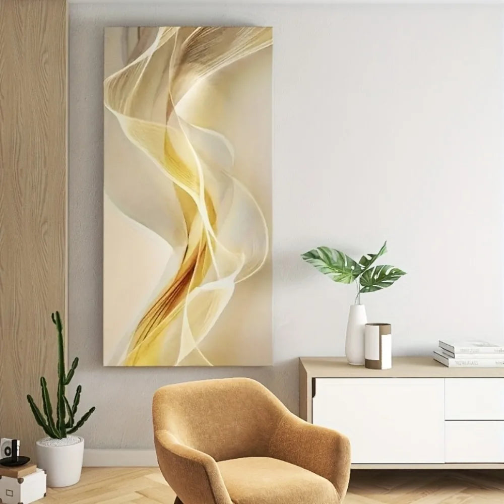 Abstract White Canvas Art
