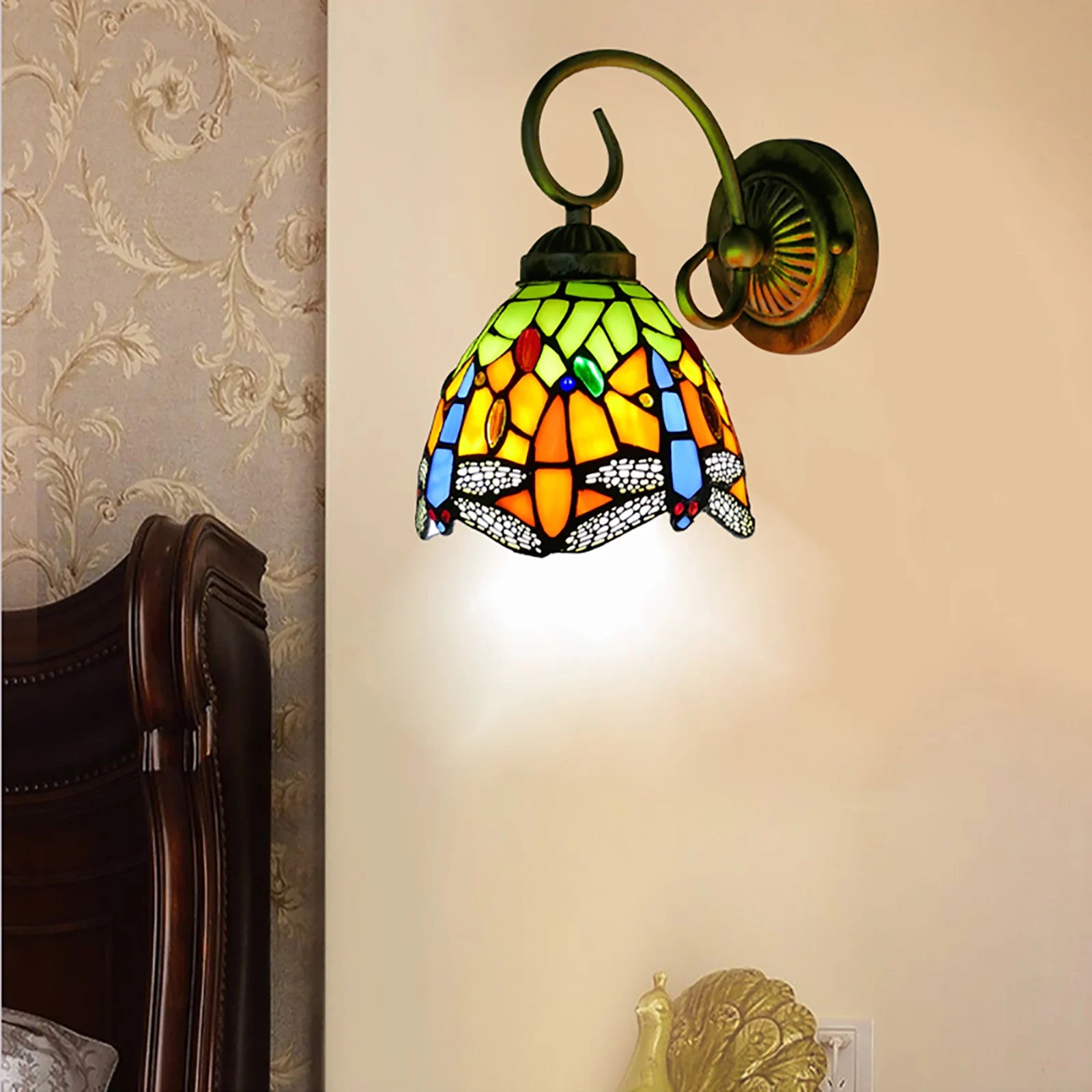 Stained Glass Wall Light