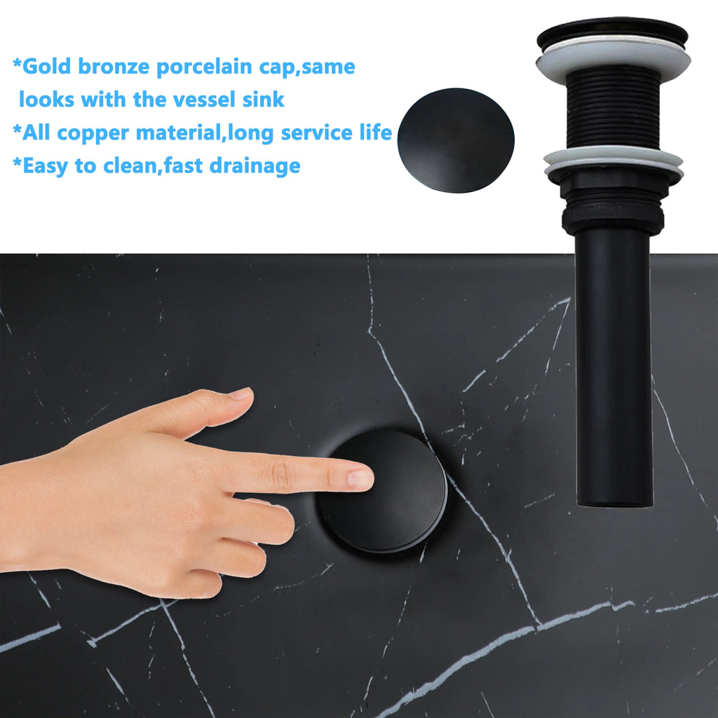 Rectangle Marble Bathroom Vessel Sink