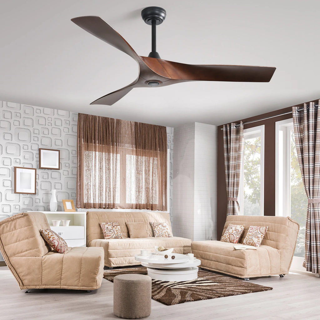 Modern 52-inch Ceiling fan  DC 6-speed high wind with remote control for rooms
