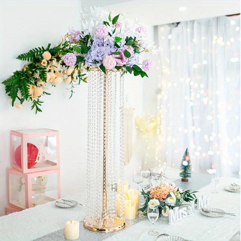 Tall Metal Vases 2 Pieces 35.43 Inch