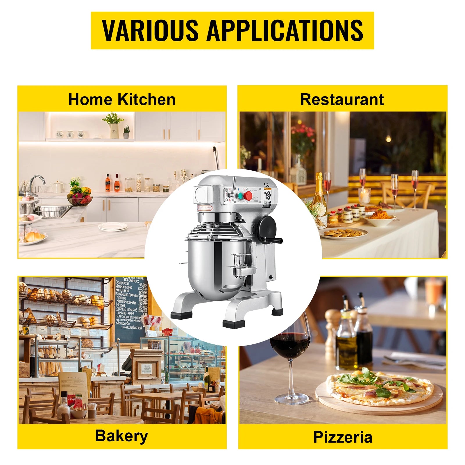 10-30L Electric Commercial Cream Egg Whisk Mixer