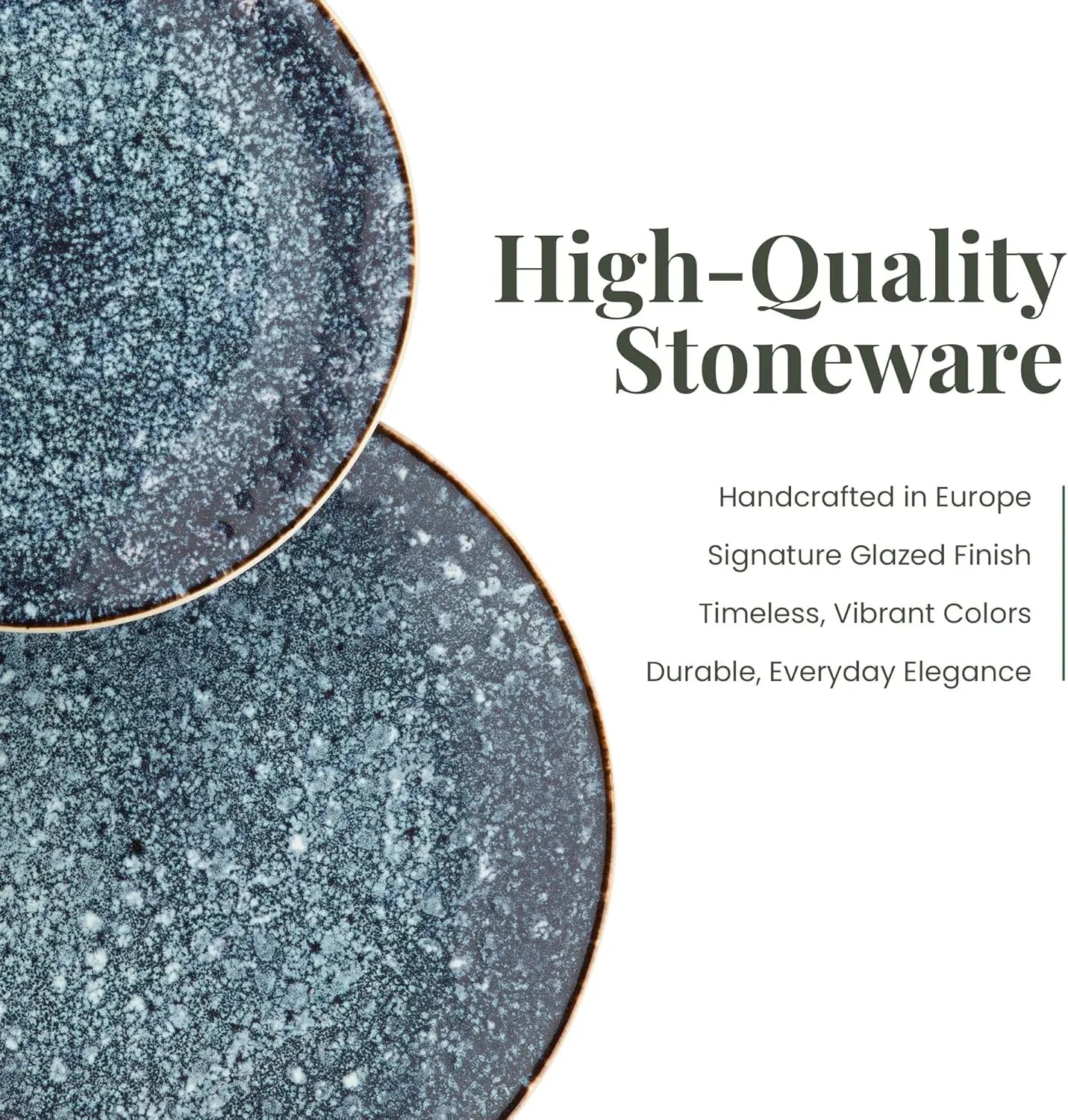 Ceramic Stoneware Dinnerware 16-Piece Set