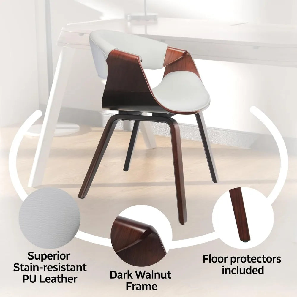 Wide Bentwood Chairs (Set of 2)