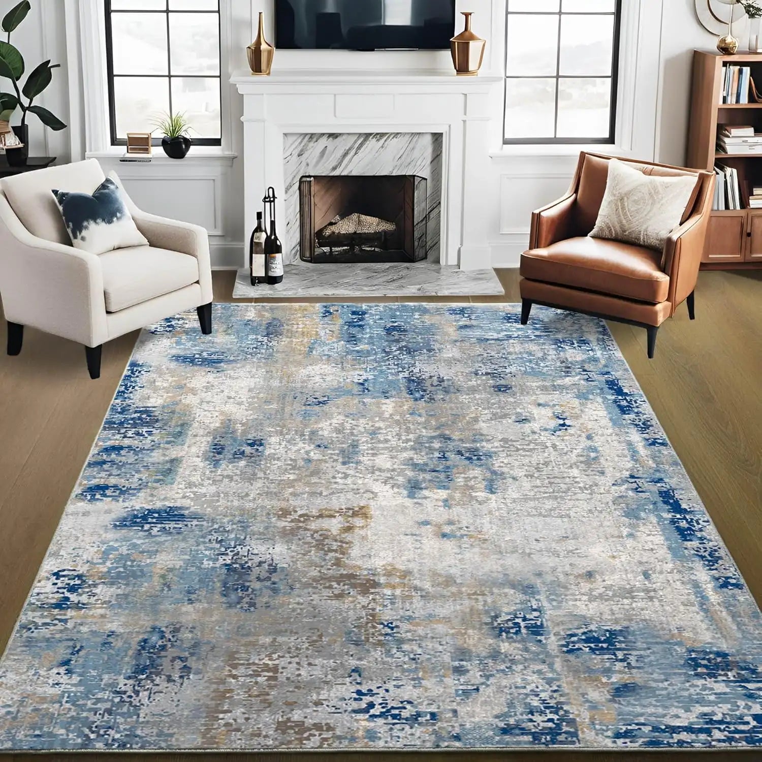 Modern Abstract Area Rug