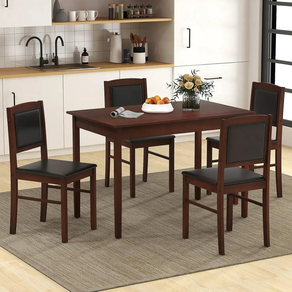 5-Piece Dining Table Set for 4