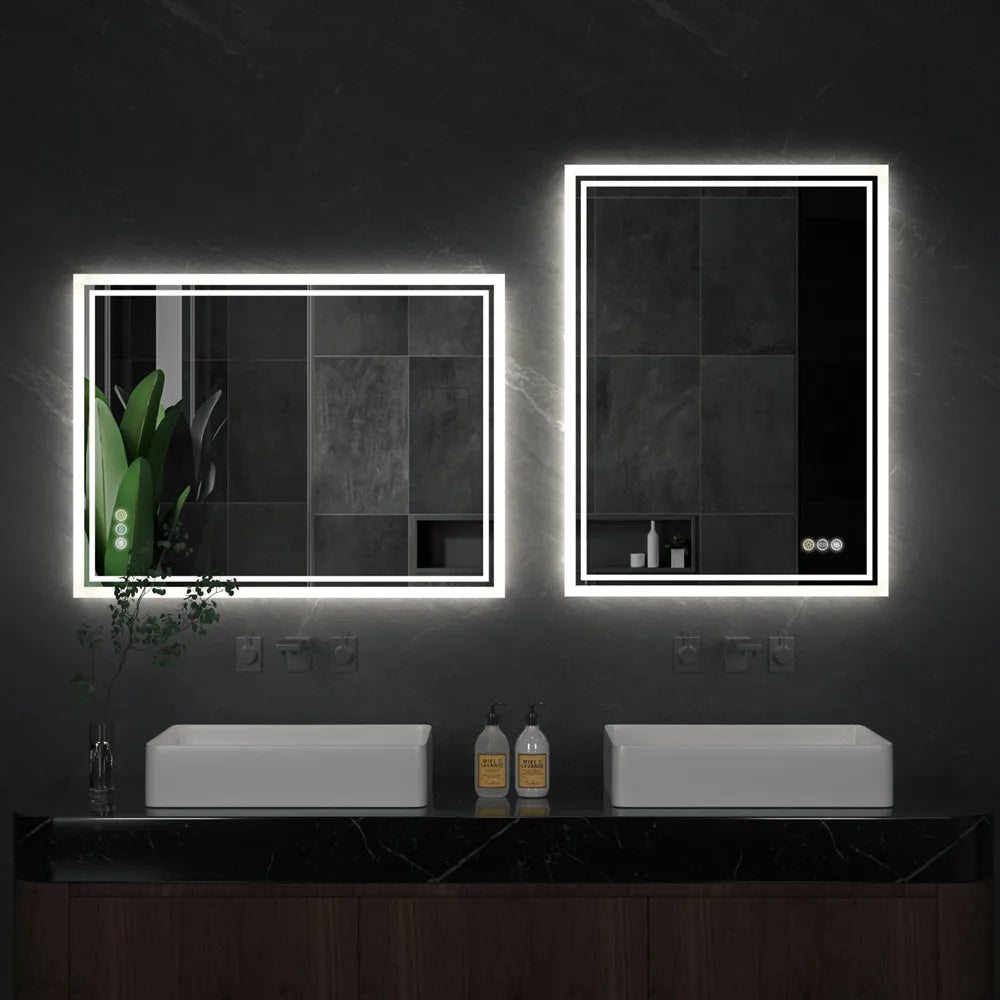 Frameless Dimmable Bathroom Mirror