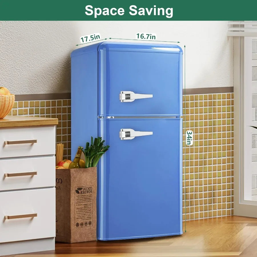 Retro Mini Fridge 3.2 Cu. Ft.