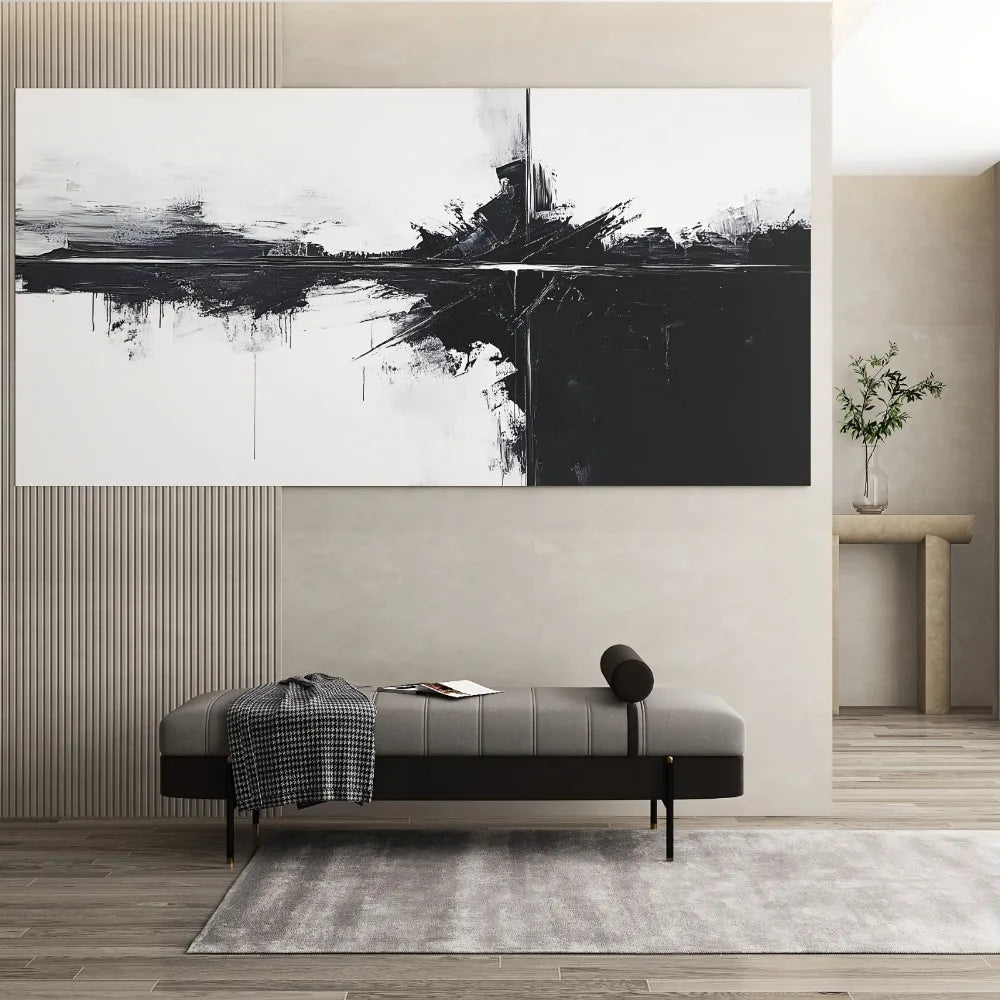 Abstract Deconstruction of Form and Structure Wall Art