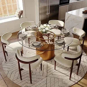 Round Dining Table for 4-6