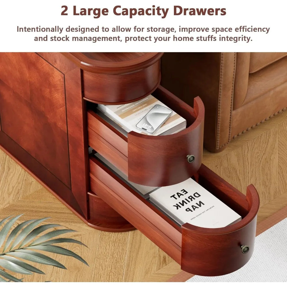 Solid Wood End Table