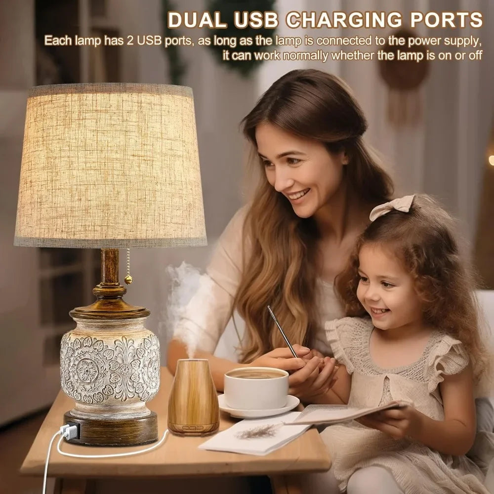 Vintage Traditional Rustic Lamps