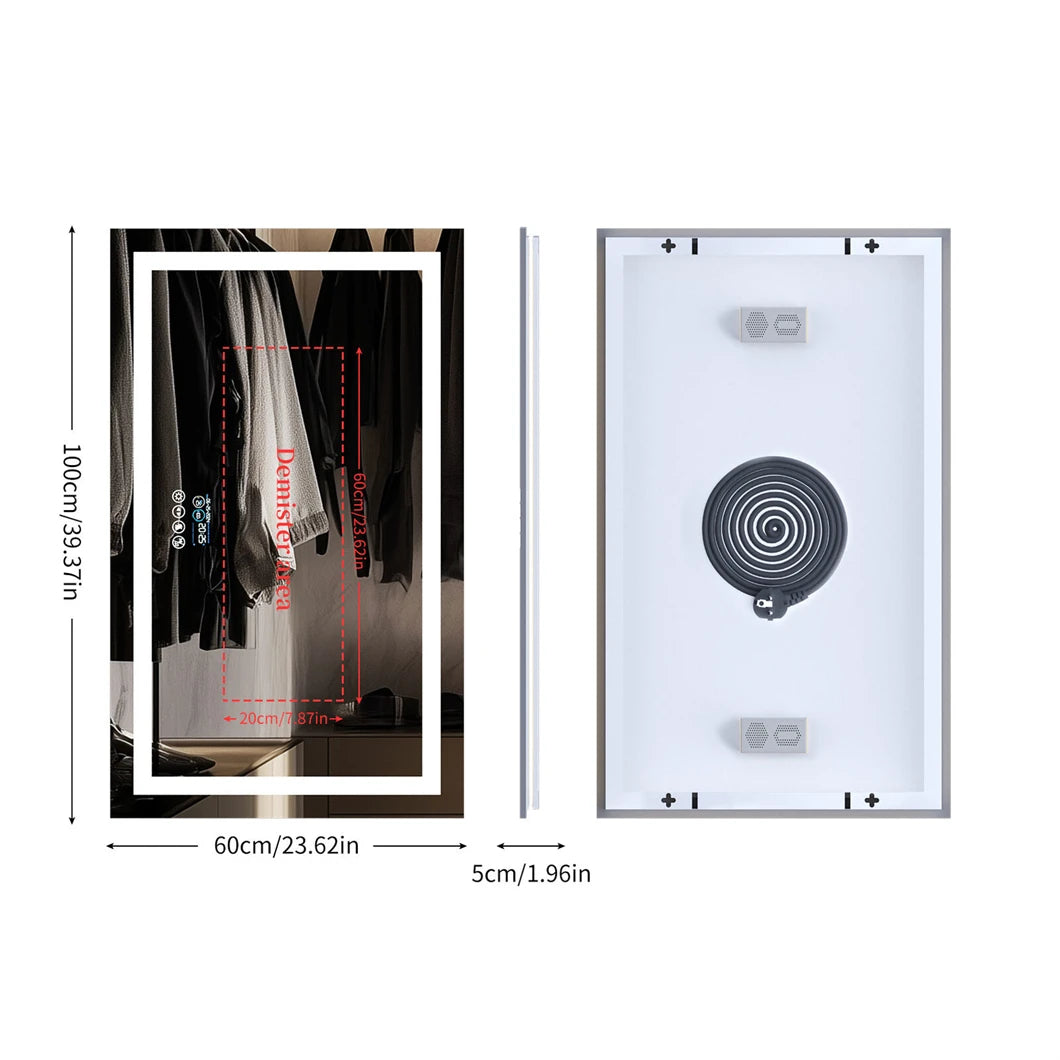 XXL Bathroom Mirror Smart LED Vanity Mirror