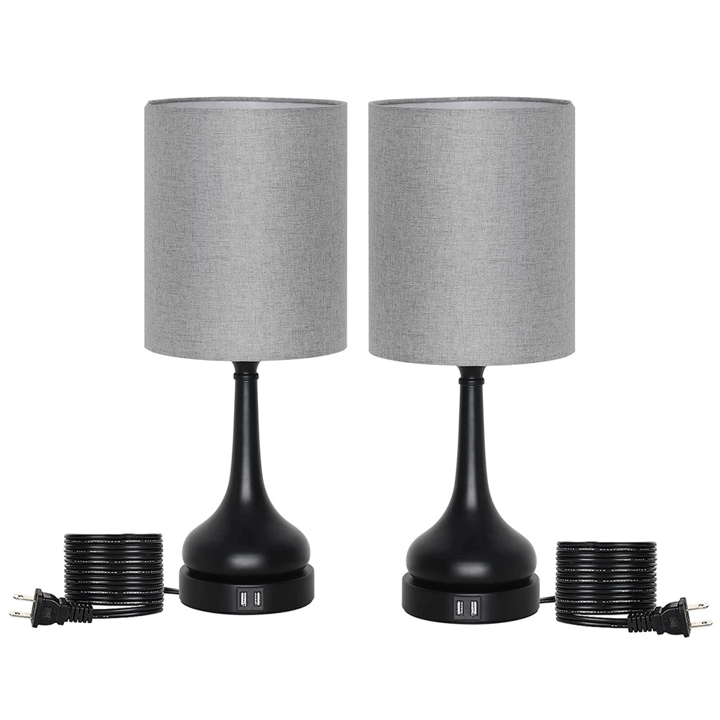 Table Lamps with Touch Control with USB Charging Ports