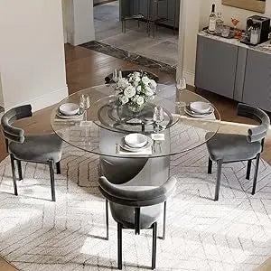 Round Dining Table for 4-6