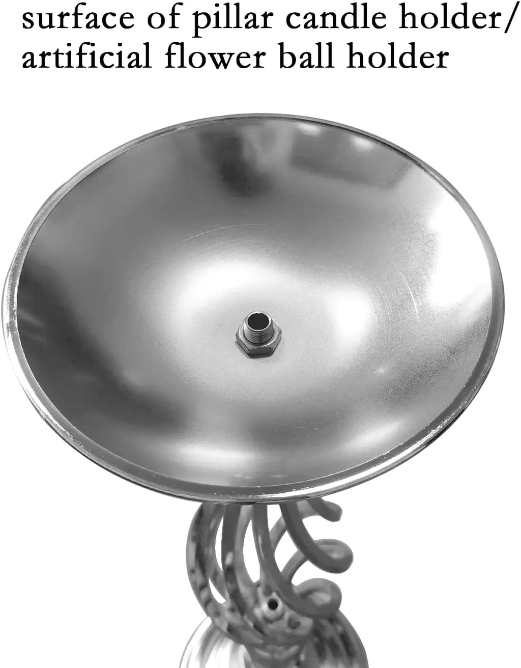 Silver Metal Flower Vases18.7Inches 6pcs