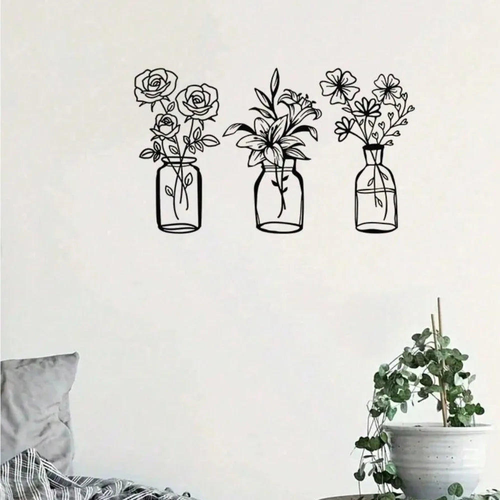 Metal Tulip Sculpture (Abstract Wire Art)