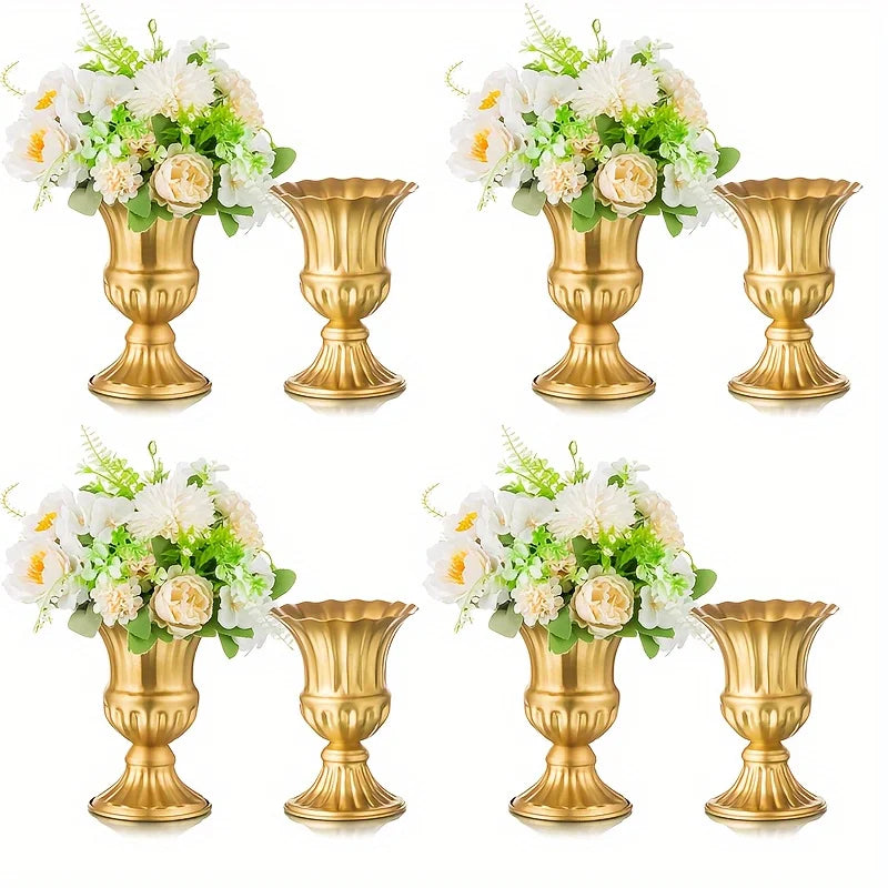 Metal Trumpet Flower Pot