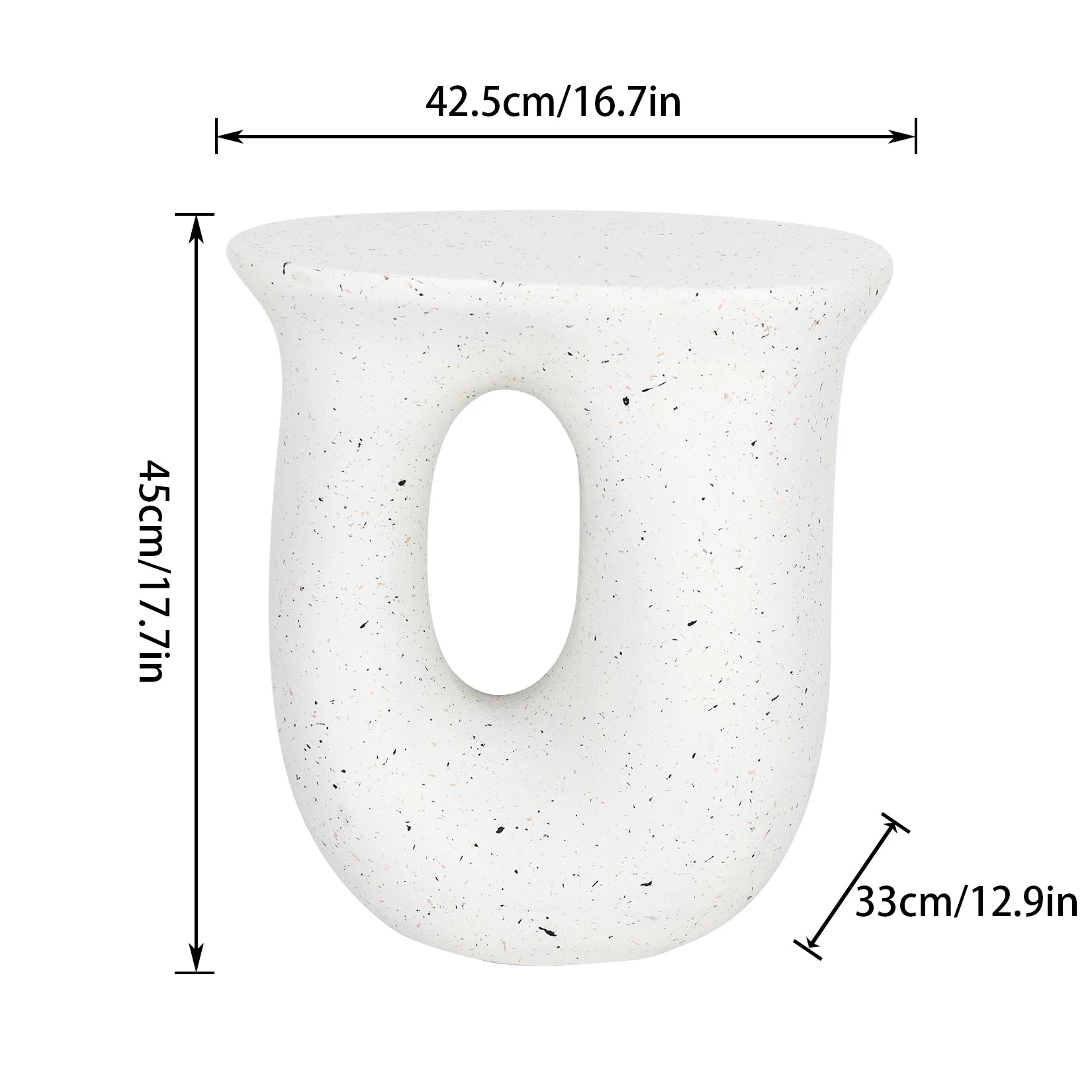 Pedestal Table Stand Plant Stand 17.7"