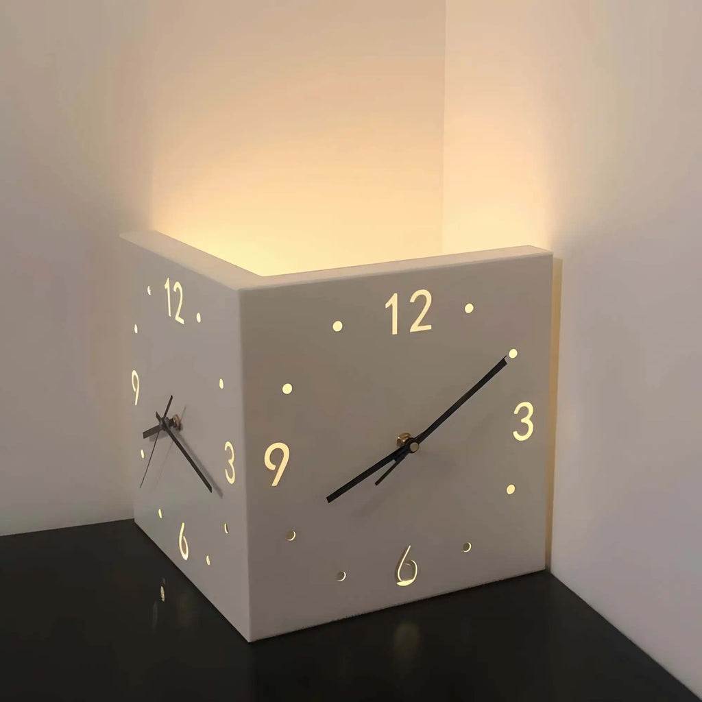 Corner Modern Wall Clock