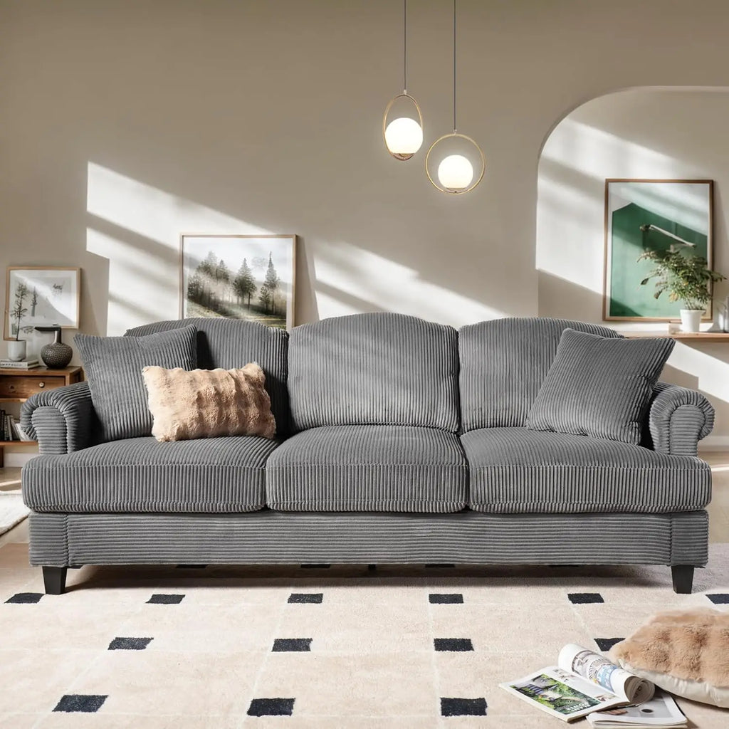 3 Seater Sofa Couch with Deep Seat