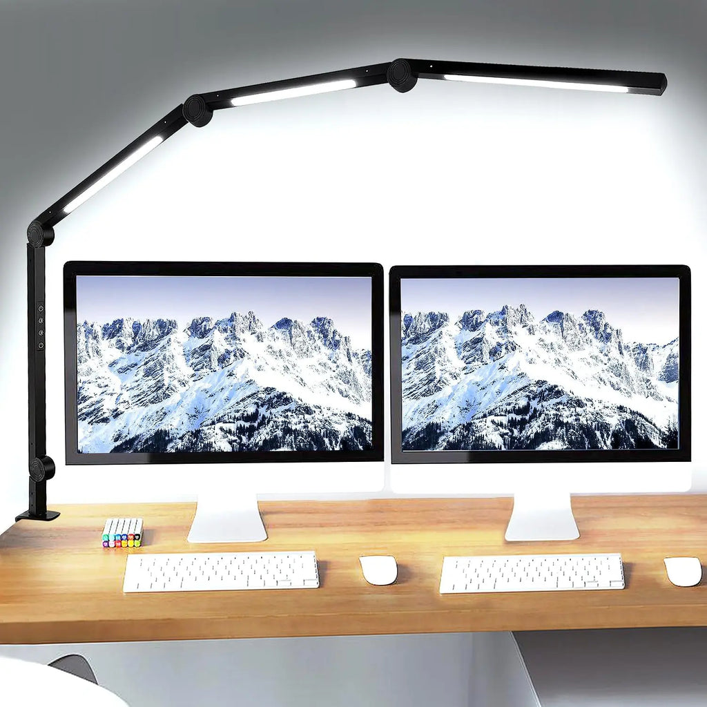 LED Desk Lamp with Clamp Flexible