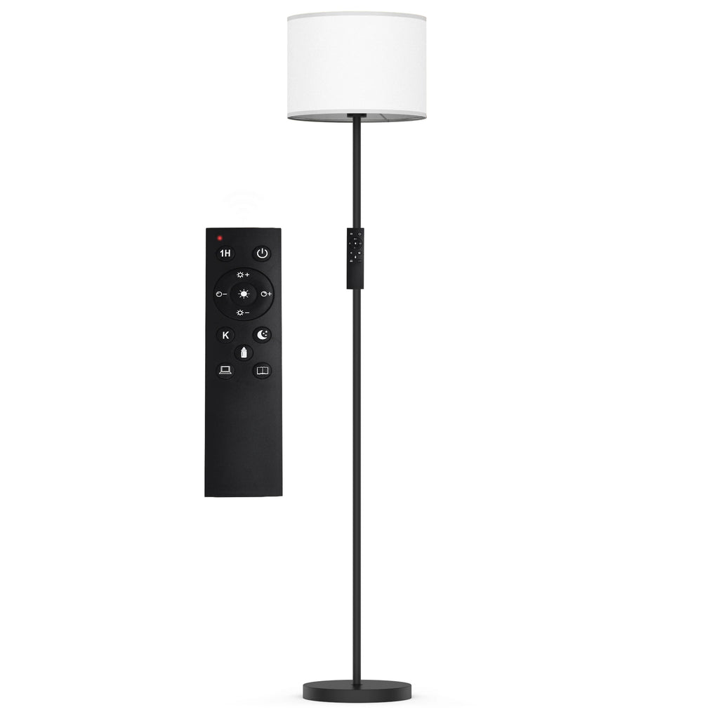 Traditional Floor Lamp with Remote Control (Bulb Included)