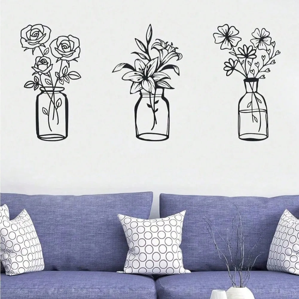 Metal Tulip Sculpture (Abstract Wire Art)