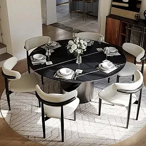 Round Dining Table for 4-6
