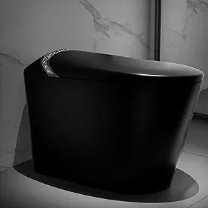 Luxury Smart Toilet With Bidet Seat, Elongated Egg Shaped Modern Design, Auto Open Auto Flush, Adjusted Heated Seat, Warm Water
