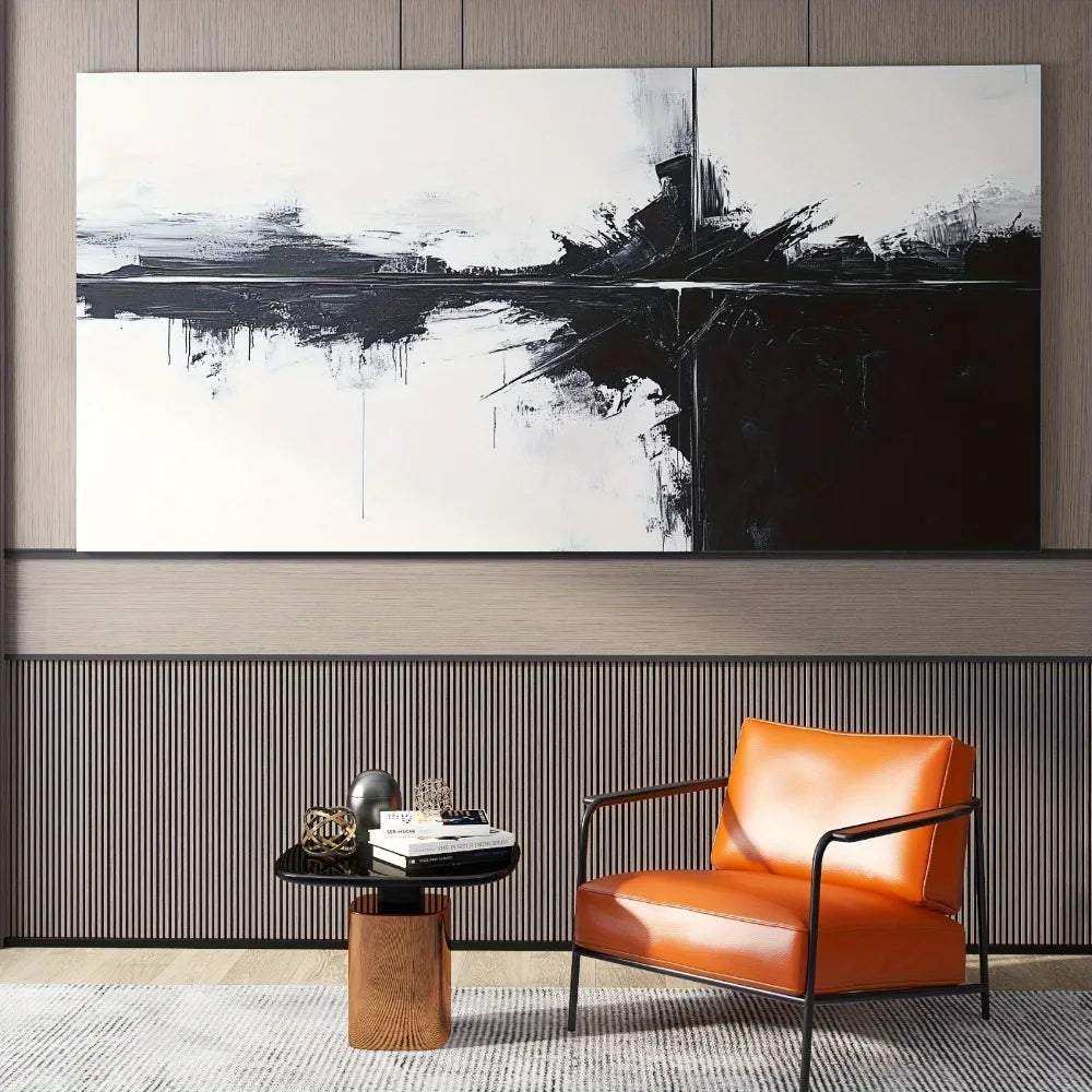 Abstract Deconstruction of Form and Structure Wall Art