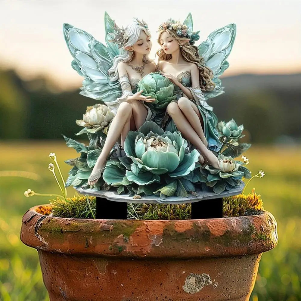 Garden Fairies Plant Pot