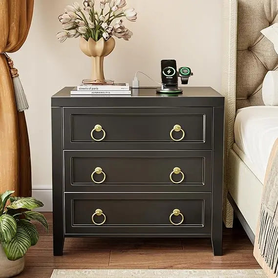 Nightstand with Charging Station and USB-C Port