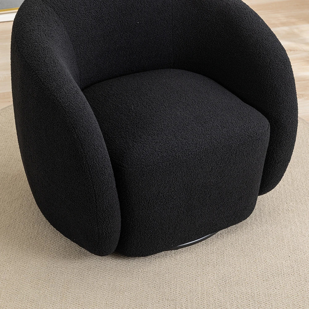 Velvet 360 Degree Swivel Accent Armchair Set of 2