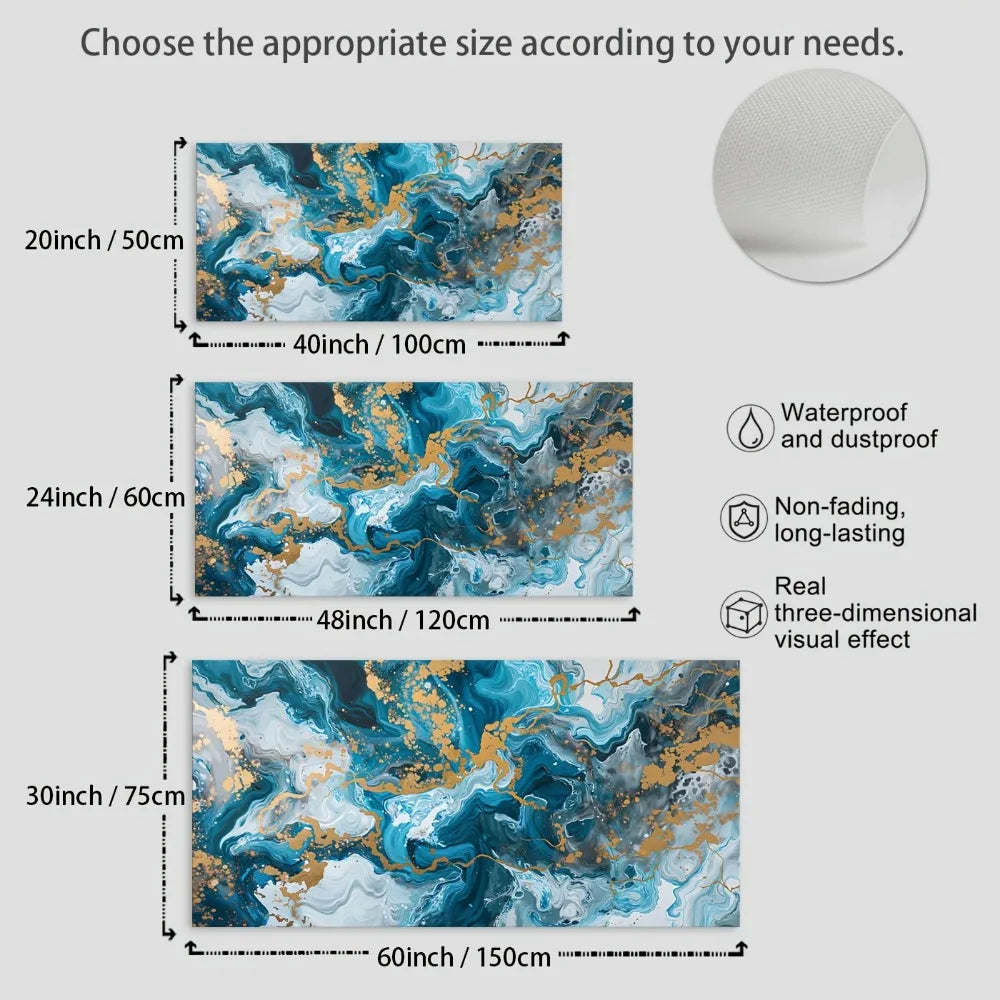 Blue Abstract Canvas Print