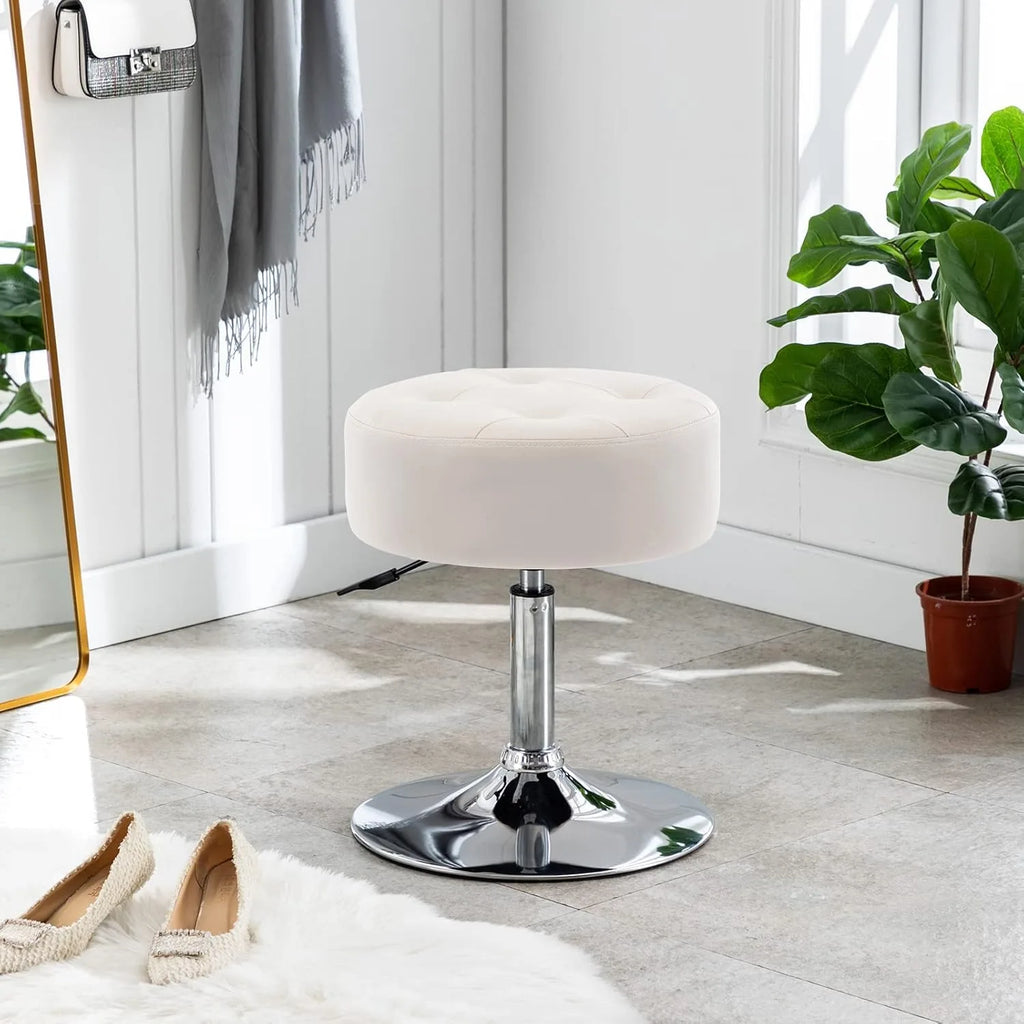 Leather Vanity Stool Makeup Stool