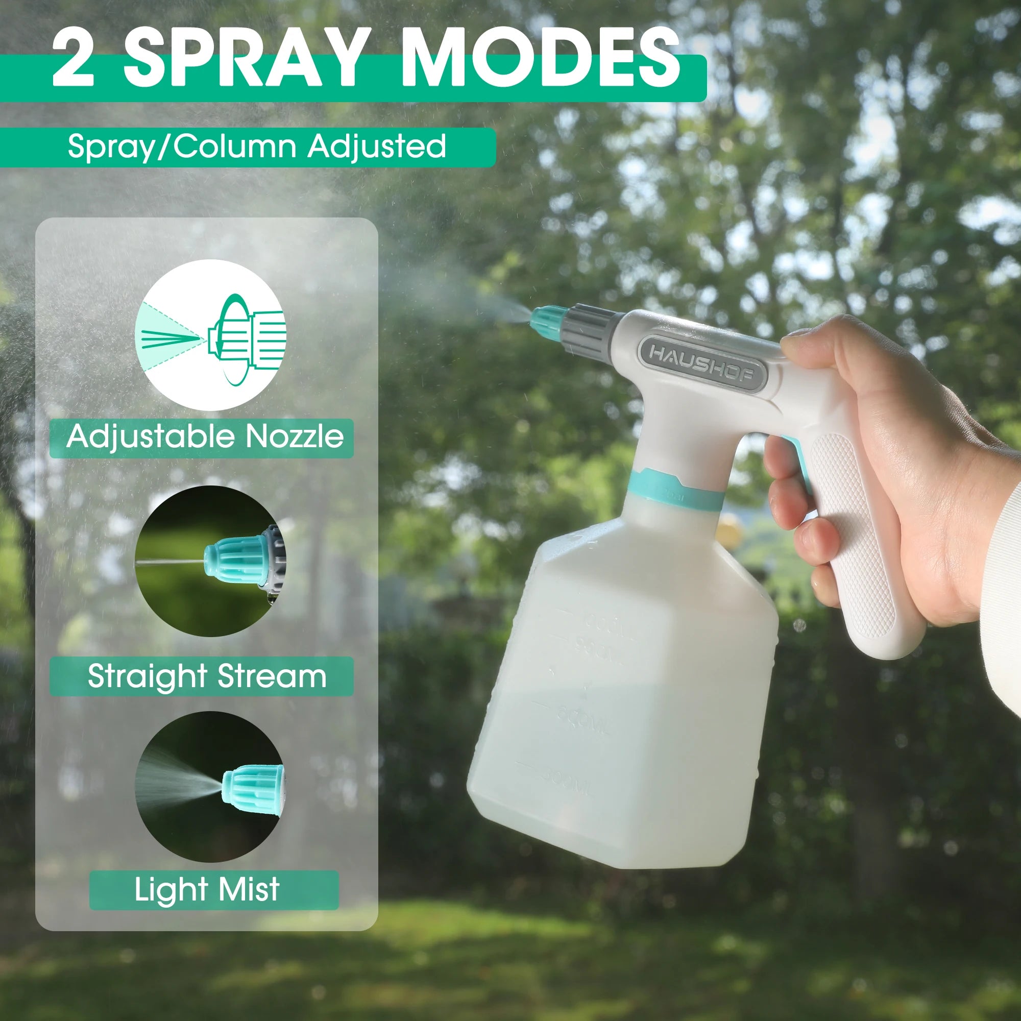 Garden Rechargeable Electric Watering Can or Sterilization Sprayer
