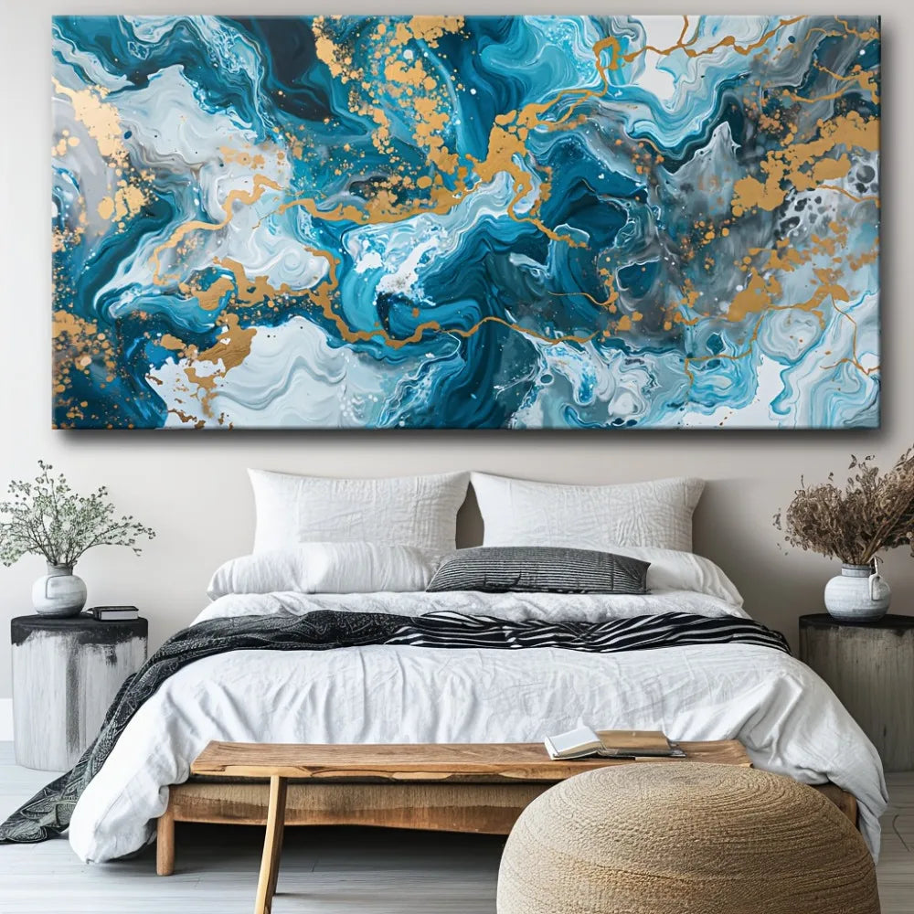 Blue Abstract Canvas Print