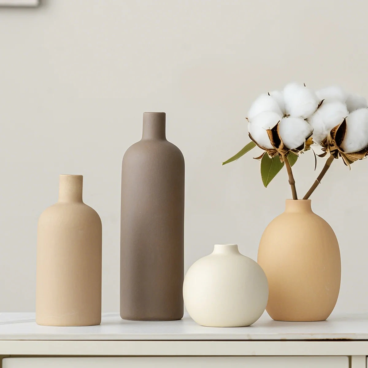 Artificial Faux Rose Flower Vases