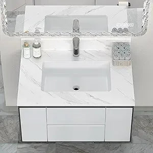 Sintered Stone Vanity Top with Undermount Rectangular Sink