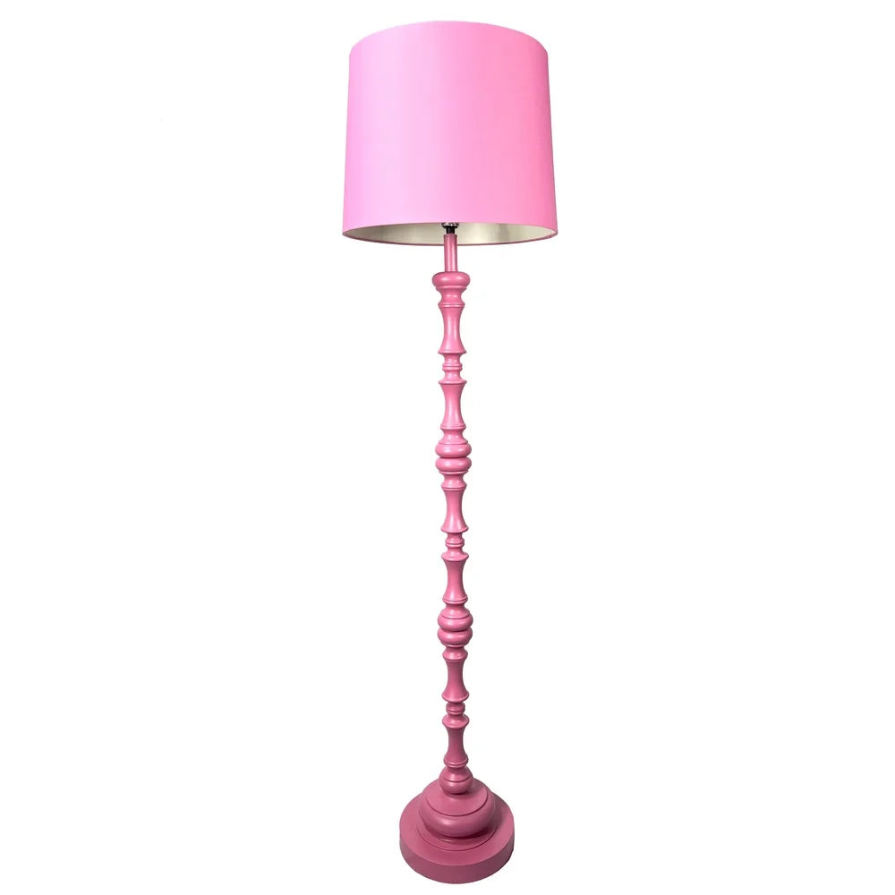 Floor Lamp with Soft Fabric Shade Ambient Lighting