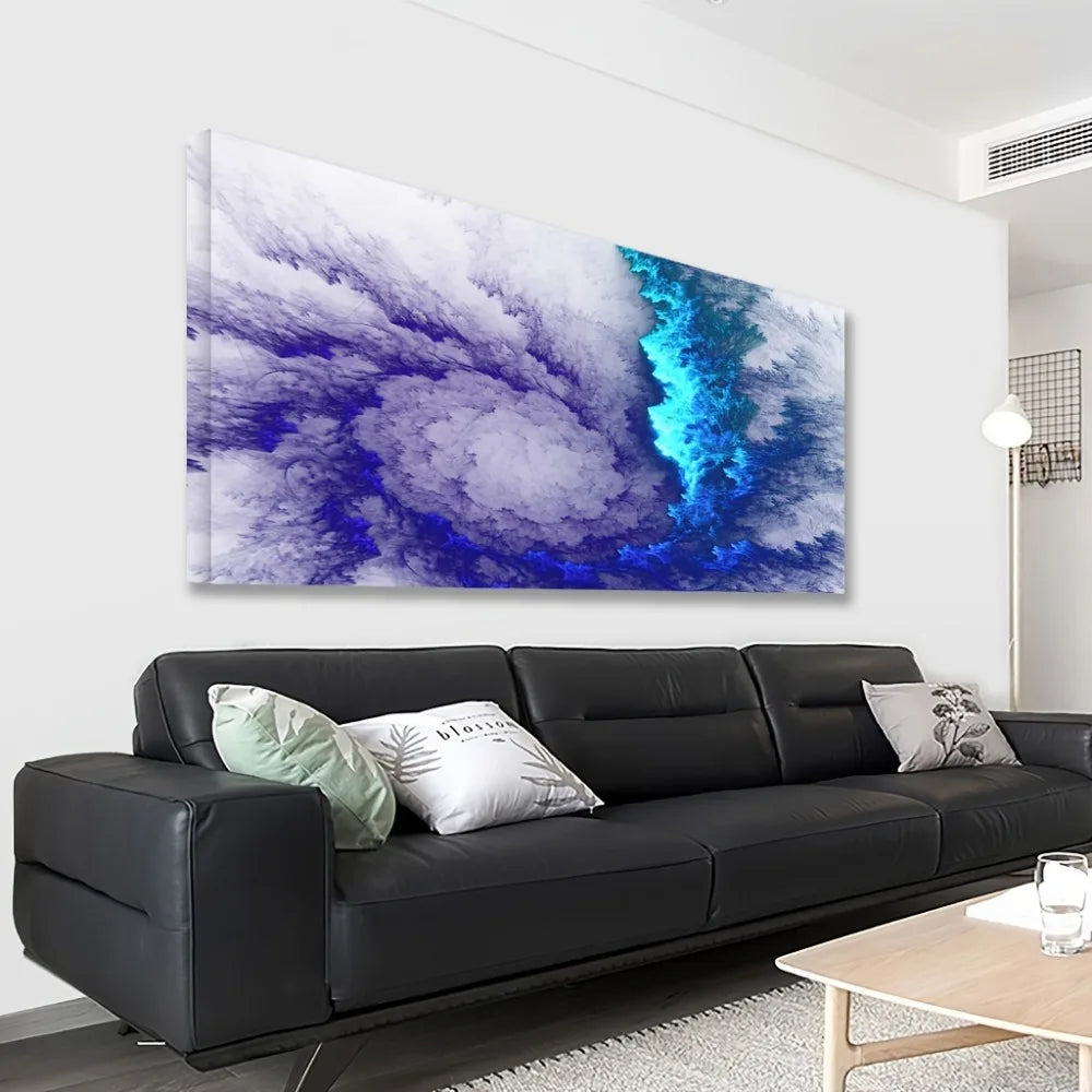 Blue Abstract Picture Artwork