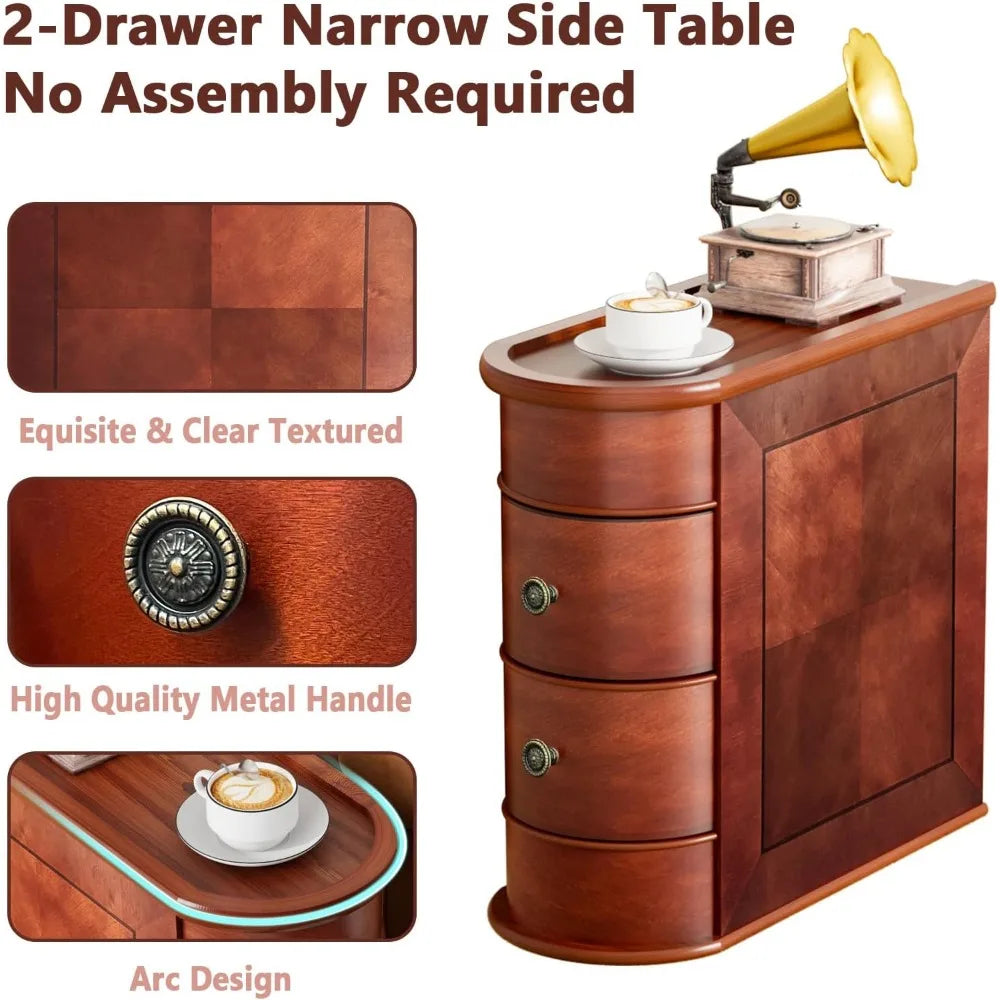 Solid Wood End Table