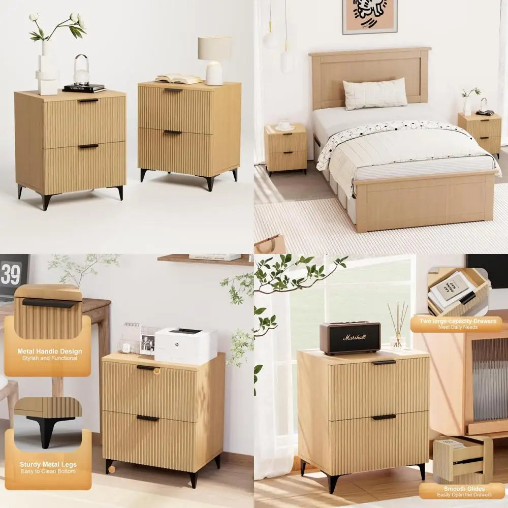 Royal Windsor Style Fluted Nightstands