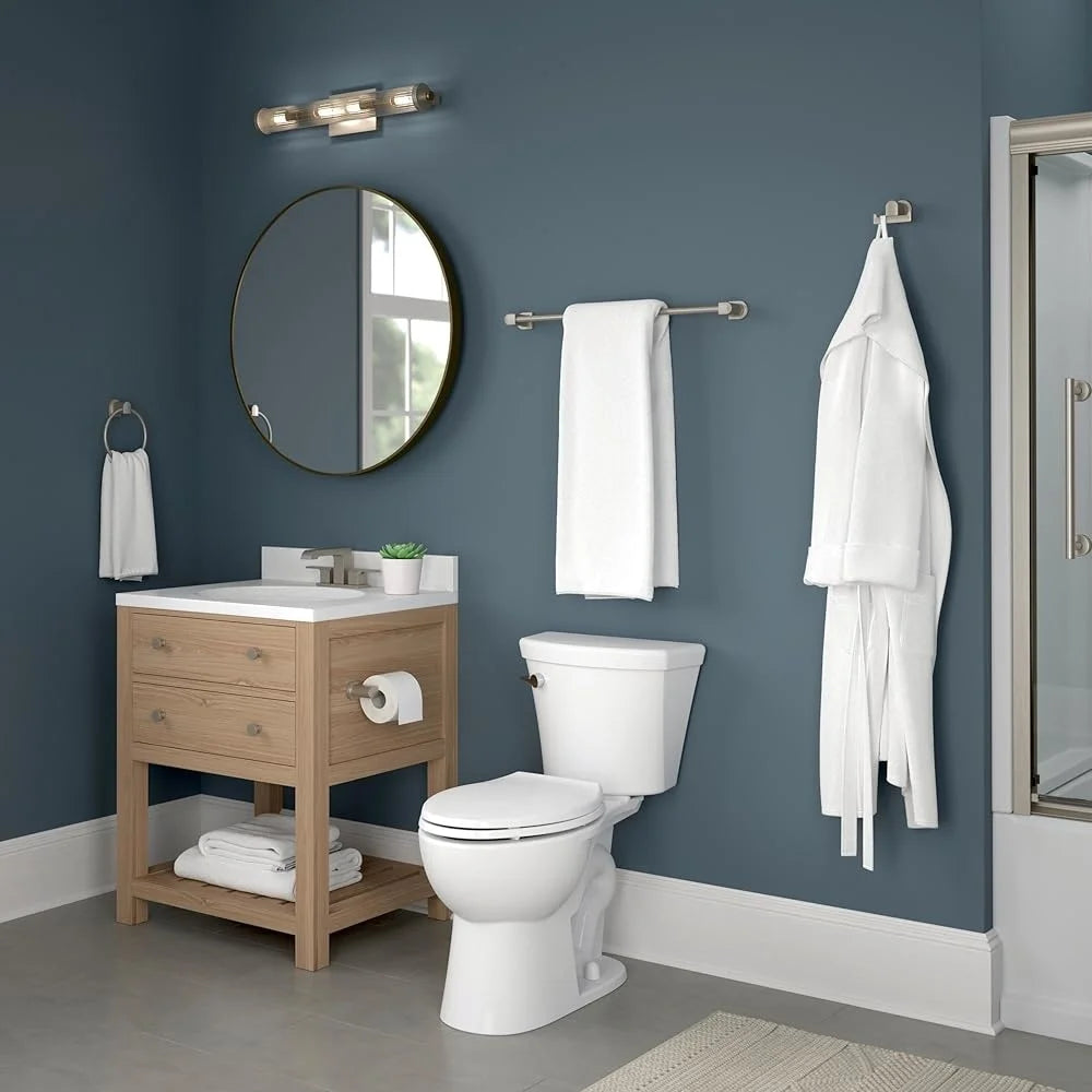 SpotShield Brushed Nickel Towel Ring