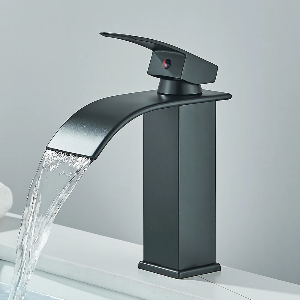 Crane Tap Waterfall Basin Faucet Single Handle Mixer